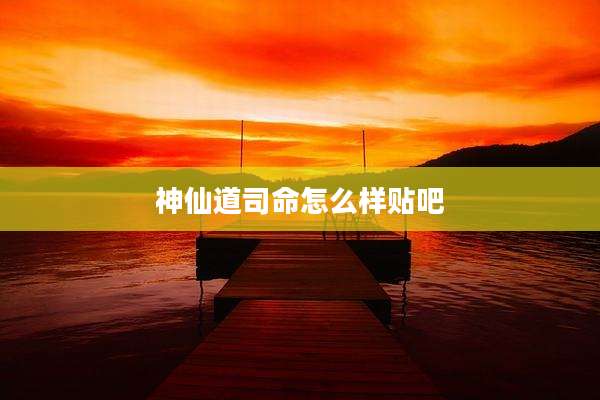 神仙道司命怎么样贴吧