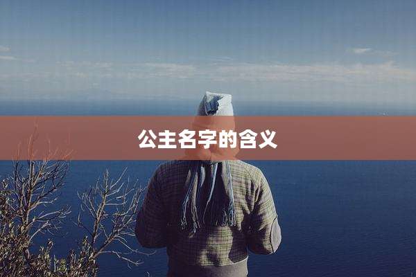 公主名字的含义