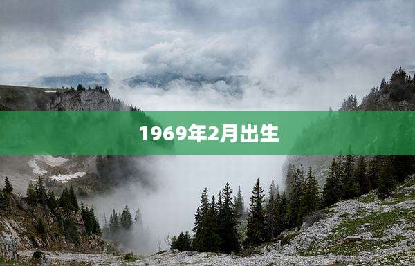 1969年2月出生