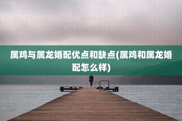 属鸡与属龙婚配优点和缺点(属鸡和属龙婚配怎么样)