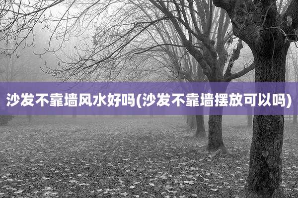 沙发不靠墙风水好吗(沙发不靠墙摆放可以吗)