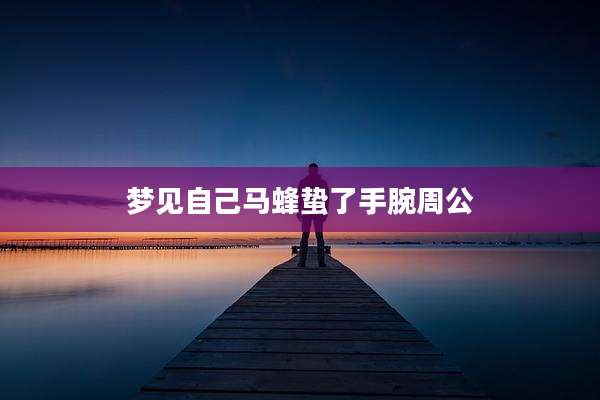 梦见自己马蜂蛰了手腕周公