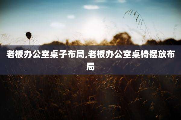 老板办公室桌子布局,老板办公室桌椅摆放布局