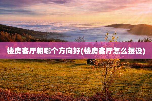 楼房客厅朝哪个方向好(楼房客厅怎么摆设)