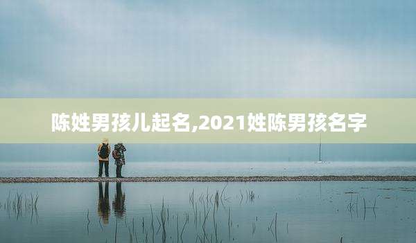 陈姓男孩儿起名,2021姓陈男孩名字
