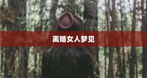 离婚女人梦见