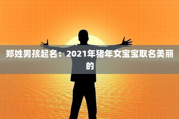 郑姓男孩起名：2021年猪年女宝宝取名美丽的