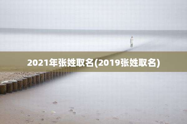 2021年张姓取名(2019张姓取名)