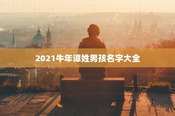 2021牛年谭姓男孩名字大全