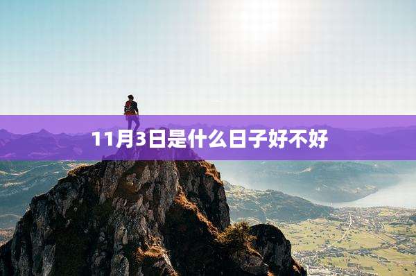 11月3日是什么日子好不好