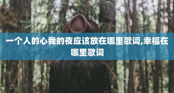 一个人的心我的夜应该放在哪里歌词,幸福在哪里歌词