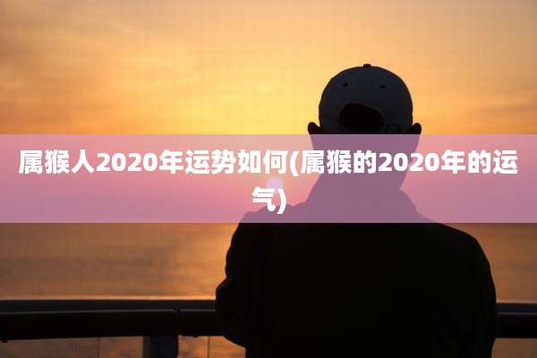 属猴人2020年运势如何(属猴的2020年的运气)
