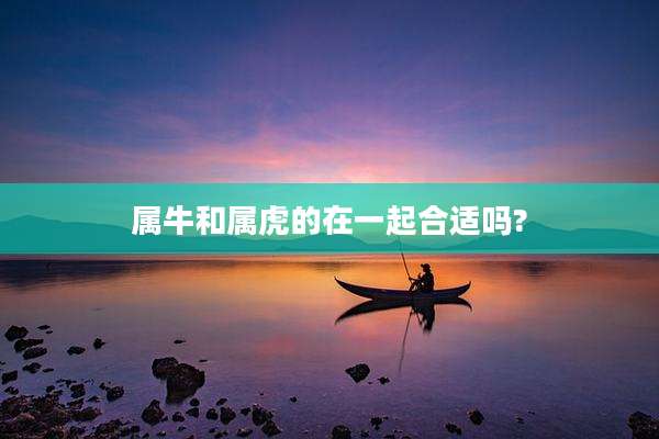 属牛和属虎的在一起合适吗?