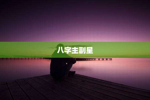 八字主副星