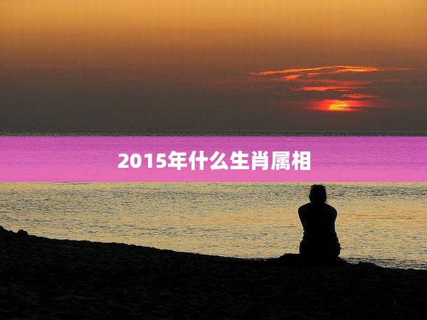 2015年什么生肖属相