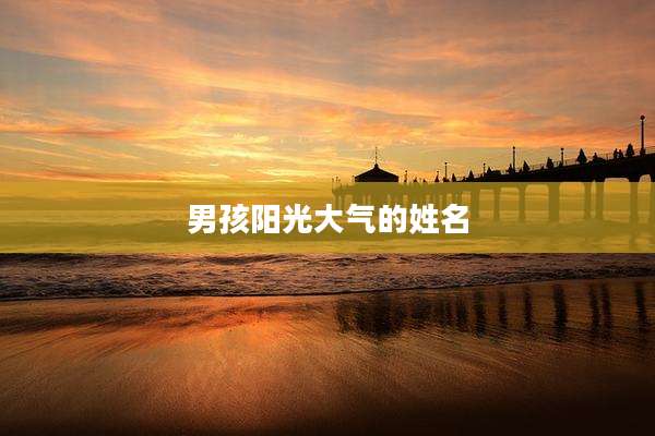 男孩阳光大气的姓名