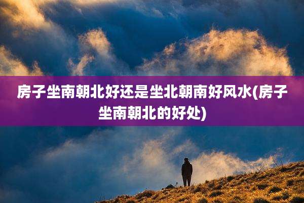 房子坐南朝北好还是坐北朝南好风水(房子坐南朝北的好处)