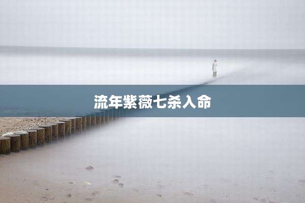 流年紫薇七杀入命