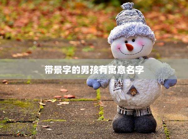 带景字的男孩有寓意名字