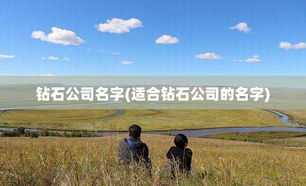 钻石公司名字(适合钻石公司的名字)