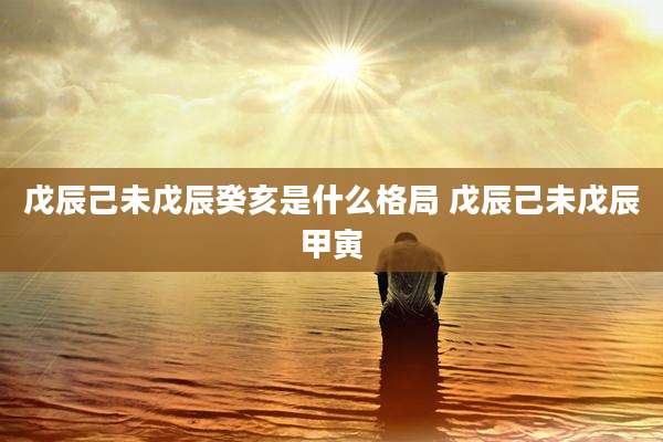 戊辰己未戊辰癸亥是什么格局 戊辰己未戊辰甲寅