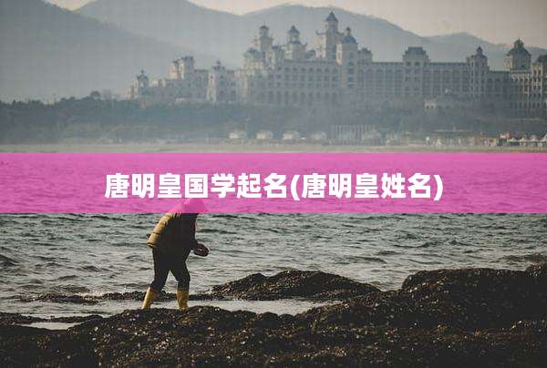 唐明皇国学起名(唐明皇姓名)