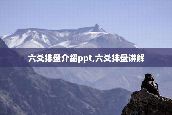 六爻排盘介绍ppt,六爻排盘讲解