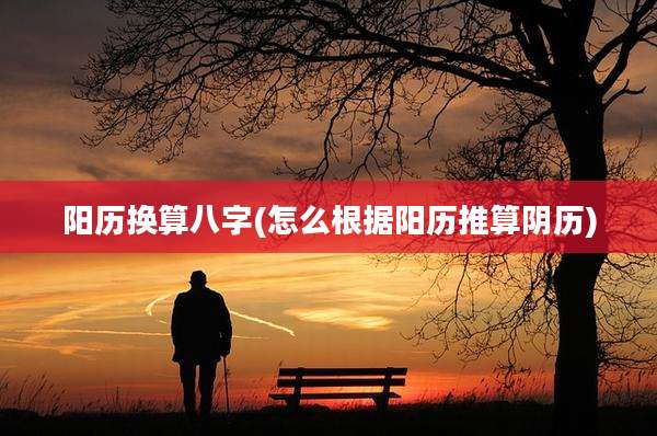 阳历换算八字(怎么根据阳历推算阴历)