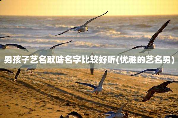 男孩子艺名取啥名字比较好听(优雅的艺名男)