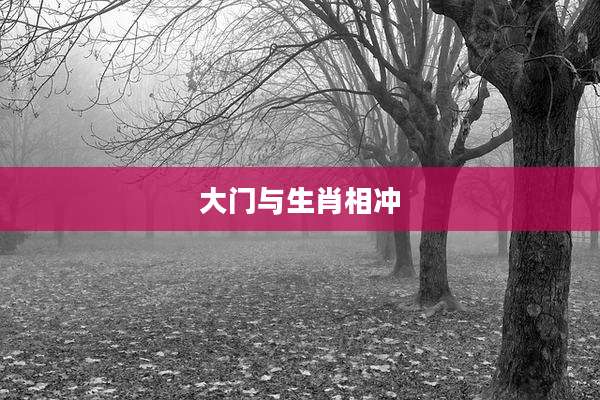 大门与生肖相冲