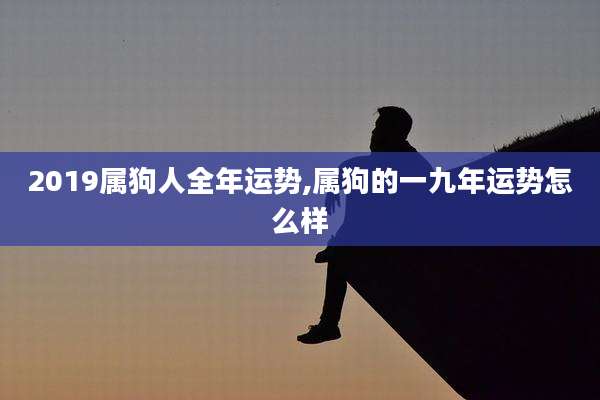 2019属狗人全年运势,属狗的一九年运势怎么样