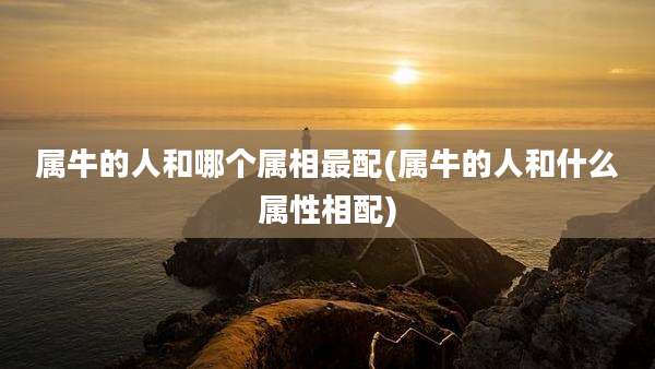 属牛的人和哪个属相最配(属牛的人和什么属性相配)