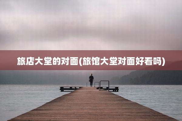 旅店大堂的对面(旅馆大堂对面好看吗)