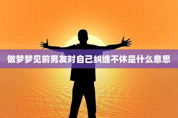做梦梦见前男友对自己纠缠不休是什么意思
