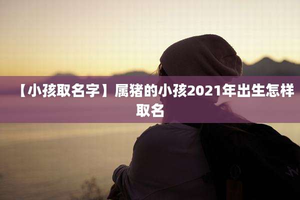【小孩取名字】属猪的小孩2021年出生怎样取名