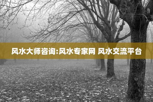 风水大师咨询:风水专家网 风水交流平台