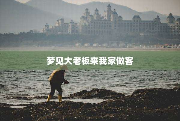 梦见大老板来我家做客