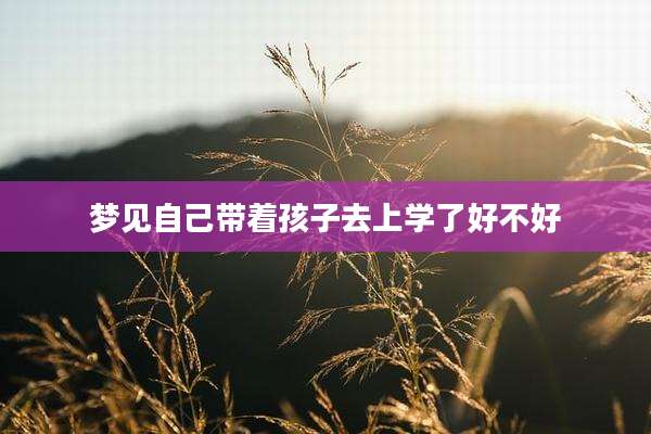 梦见自己带着孩子去上学了好不好