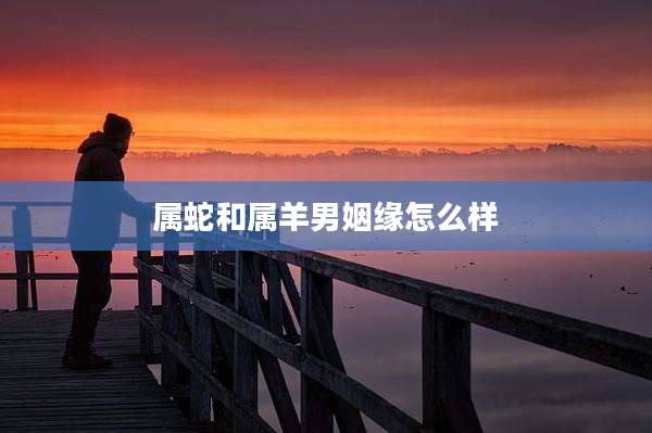 属蛇和属羊男姻缘怎么样