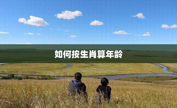 如何按生肖算年龄