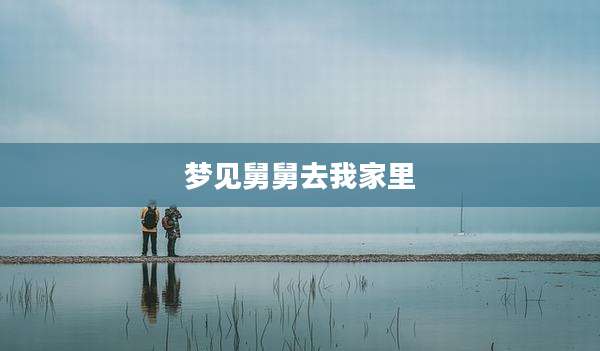 梦见舅舅去我家里