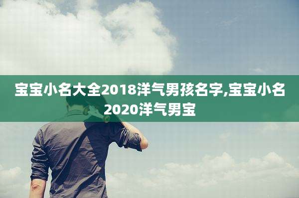 宝宝小名大全2018洋气男孩名字,宝宝小名2020洋气男宝