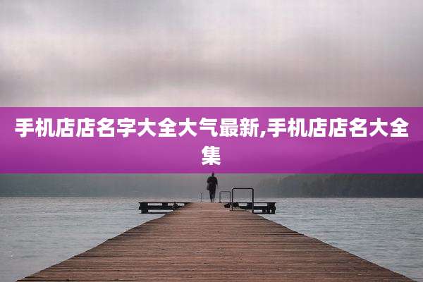 手机店店名字大全大气最新,手机店店名大全集