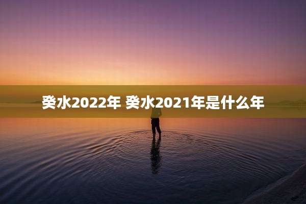 癸水2022年 癸水2021年是什么年