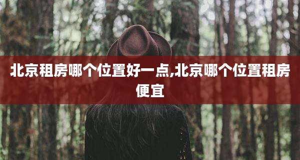 北京租房哪个位置好一点,北京哪个位置租房便宜