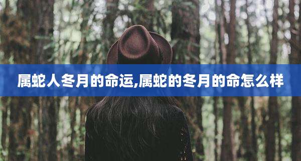 属蛇人冬月的命运,属蛇的冬月的命怎么样