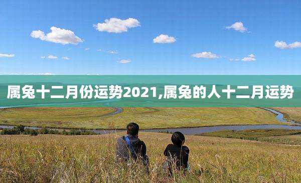 属兔十二月份运势2021,属兔的人十二月运势