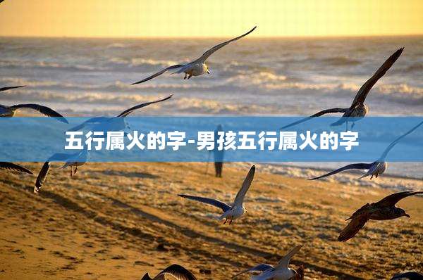 五行属火的字-男孩五行属火的字
