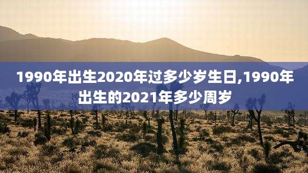 1990年出生2020年过多少岁生日,1990年出生的2021年多少周岁