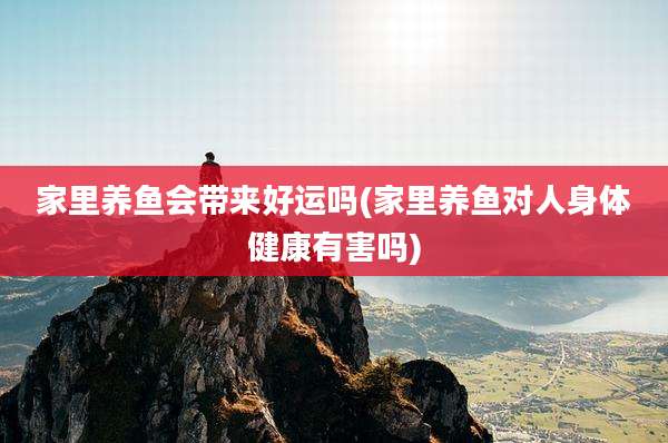 家里养鱼会带来好运吗(家里养鱼对人身体健康有害吗)